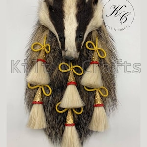 Vintage skotska höglandet Sporran-replik – Argyll & Sutherland Officer Badger-klänning