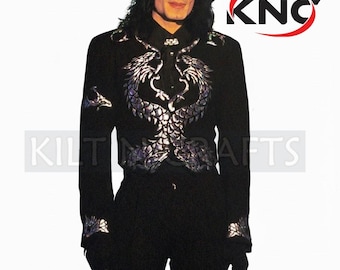 Michael Jackson Silver Dragon Suit – King of Pop Tribute Outfit