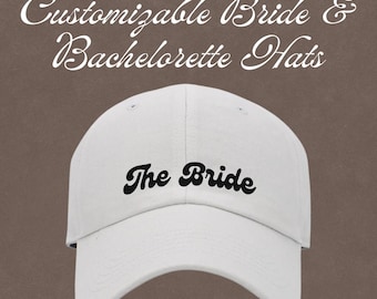 Custom Bachelorette Baseball Caps | Bridal Party Hats
