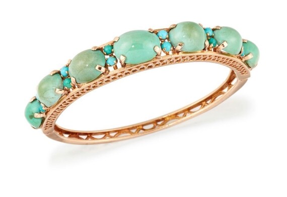 Victorian Turquoise Gold Bracelet