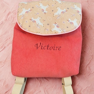 School bag / personalized school bag / personalized bag / personalized / backpack / children&#39;s bag / nursery bag / daycare / nanny / school / back to school
