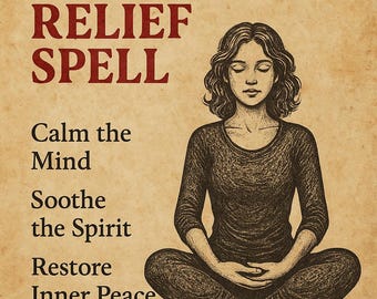 Anxiety Relief Spell: Calm the Mind, Soothe the Spirit, Restore Inner Peace.
