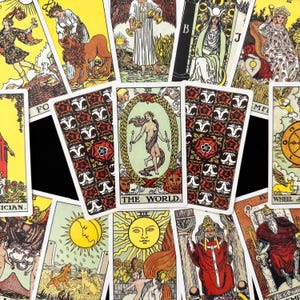 Mini Rider Waite Tarot Deck 78 Cards Small Size