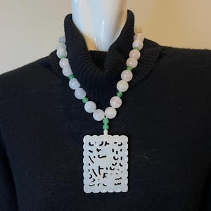 Vintage Natural Jade Necklace