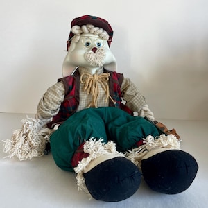 Vintage House of Lloyd Christmas Around the World Bunny Shelf Sitters Grandpa Lloyd
