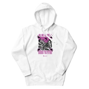 Tokyo Premium Hoodie – "Building the Future" Industrial Cityscape Sweatshirt – Futuristic Streetwear, Cyber Aesthetic, Anime Unisex Fashion