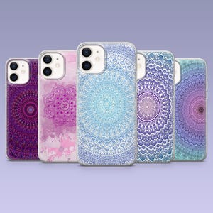 Mandala Phone Case Meditation Art Spiritual Boho Cover for iPhone 16,15,14,13,12 Samsung S25Fe,S24,S23,S22,A16,A26,A56 Pixel 9Pro,8A,7