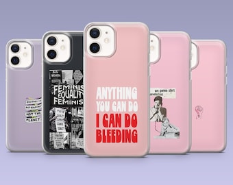 Feminist Phone Case Girl Power Gender Equality Cover for iPhone 16,15, 14,13,12 Samsung S25Fe,S24,S23,S22,A16,A26,A56 Pixel 9Pro,8A,7
