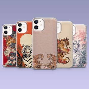 Tiger Phone Case Wild Animal Jungle King Cover for iPhone 16,15, 4,13,12 Samsung S25Fe,S24,S23,S22,A16,A26,A56 Pixel 9Pro,8A,7