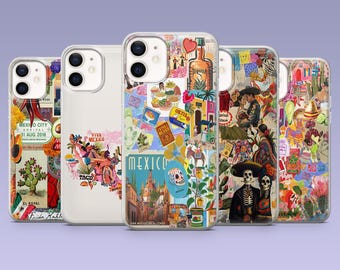Mexico Phone Case Fiesta Salsa Tacos Cover for iPhone 16,15, 4,13,12 Samsung S25Fe,S24,S23,S22,A16,A26,A56 Pixel 9Pro,8A,7