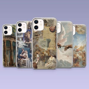 Renaissance Phone Case Ancient Greek History Revival Cover for iPhone 16,15, 4,13,12 Samsung S25Fe,S24,S23,S22,A16,A26,A56 Pixel 9Pro,8A,7