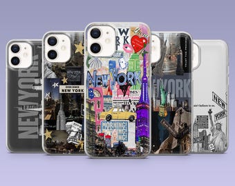 Etui na telefon New York USA Urban NYC Estetyczne etui na iPhone'a 16, 15, 14, 13, 12 Samsung S25Fe, S24, S23, S22, A16, A26, A56 Pixel 9Pro, 8A, 7