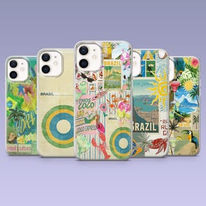 Brasilien Handyhülle Rio De Janeir Südamerika Abdeckung für iPhone 16,15, 4,13,12 Samsung S25Fe,S24,S23,S22,A16,A26,A56 Pixel 9Pro,8A,7