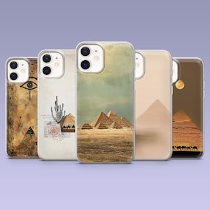 Pyramid Phone Case Ancient Egypt Pharaoh Cover for iPhone 16,15, 4,13,12 Samsung S25Fe,S24,S23,S22,A16,A26,A56 Pixel 9Pro,8A,7