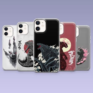 Custodia per telefono King Kong Godzilla Kaiju Cover per iPhone 16, 15, 4, 13, 12 Samsung S25Fe, S24, S23, S22, A16, A26, A56 Pixel 9Pro, 8A, 7