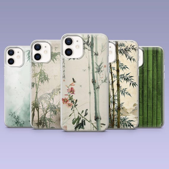 Bambus Baum Handytasche Japan Dschungel Asiatisch Baum Abdeckung fr iPhone  16,15,14,13,12 Samsung S25Fe,S24,S23,S22,A16,A26,A56 Pixel 9Pro,8A,7 -  Etsy.de