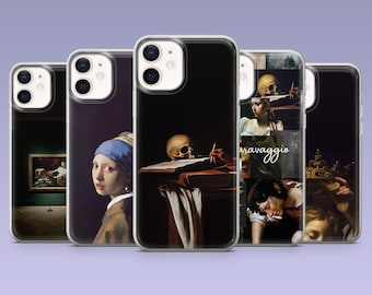 Caravaggio Phone Case Baroque Art Realism Painting Cover for iPhone 16,15, 4,13,12 Samsung S25Fe,S24,S23,S22,A16,A26,A56 Pixel 9Pro,8A,7