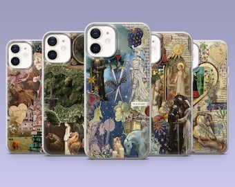 Medieval Phone Case Vintage Knights Middle Age Cover for iPhone 16,15,14,13,12 Samsung S25Fe,S24,S23,S22,A16,A26,A56 Pixel 9Pro,8A,7