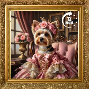 Personalized Royal Pet Portrait, Renaissance Style Dog Painting, Custom Pet Gift, Royal Cat Portrait, Memorial Pet, Gift for Pet Lovers