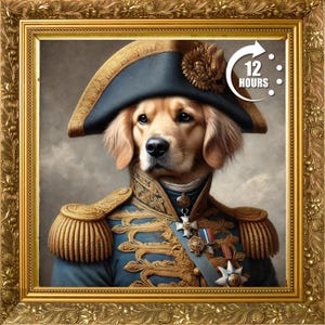 Custom Royal Pet Portrait, Renaissance Style Dog Illustration, Personalized Pet Gift, Royal Cat or Dog Portrait, Gift for Pet Lovers