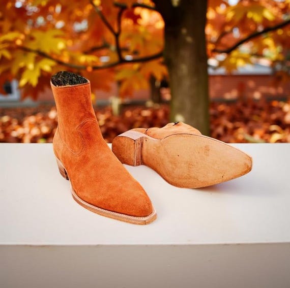 Good Guys Orange Vegan Suede Boots Daisy main image 4