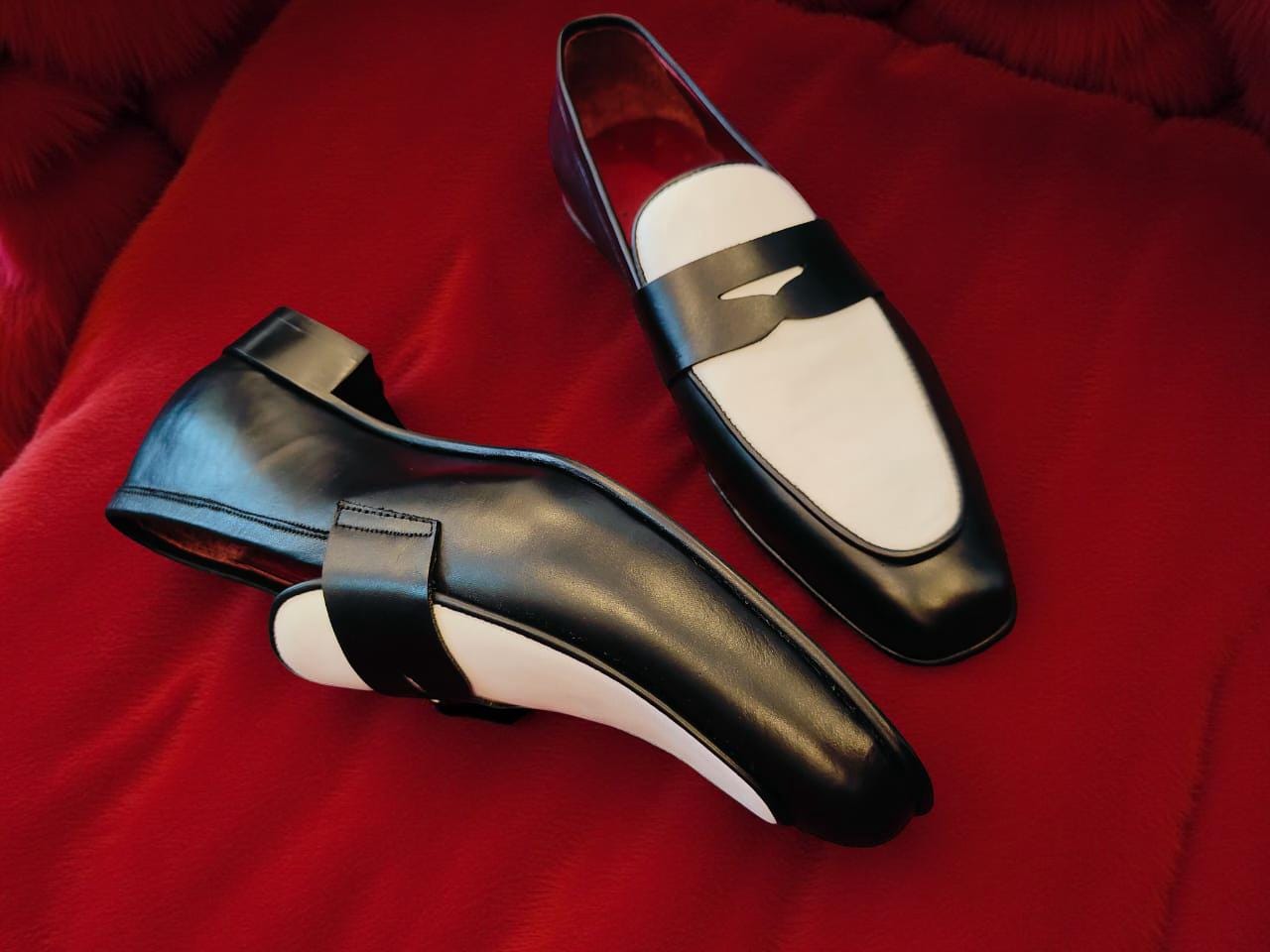 Two Tone Loafers - Etsy Two Tone Loafers - Etsy