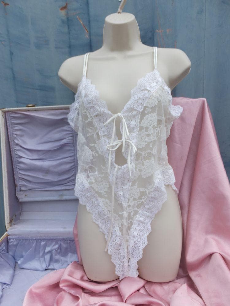 lace white teddy and garter belt DU&ICH by BILLY BOY – Gleit & Massagegel, 200 ml 200 ml main image 0