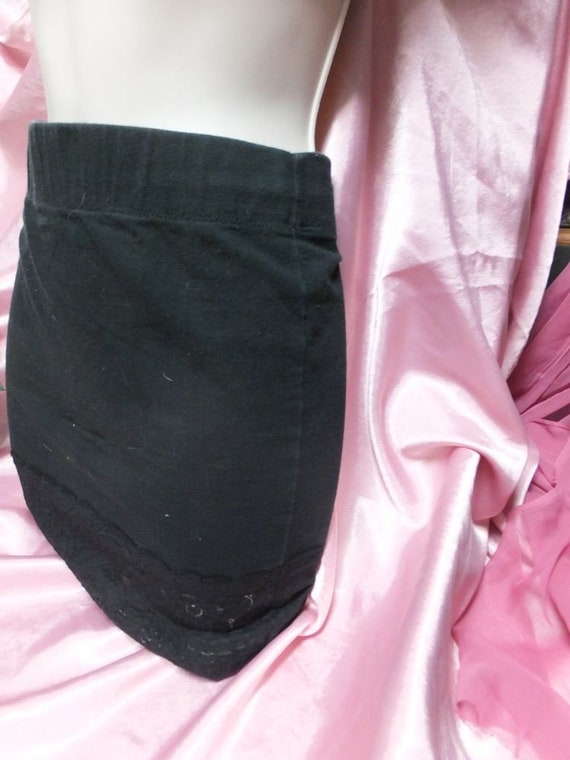 Vintage 80Ss/90s Black Half Slip WBuilt in Panty,… - image 3