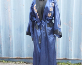 Reversible Asian Style Robe for you or the Man in your Life  size L