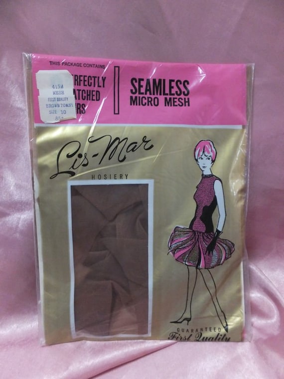 Vintage Seamless Stockings by Lis-Mar Hosiery, Mic