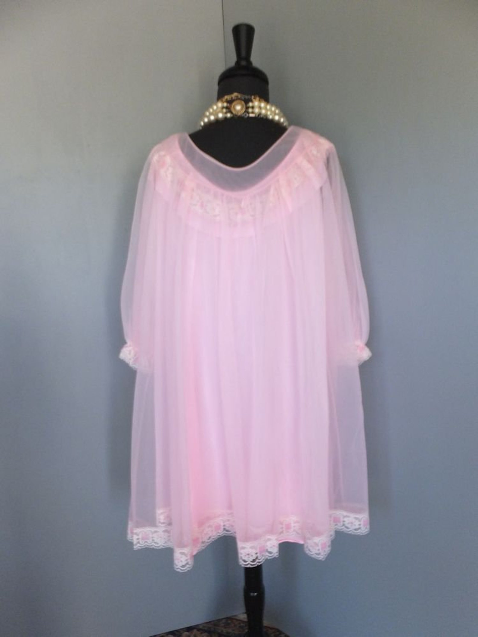 night gown and matching robe