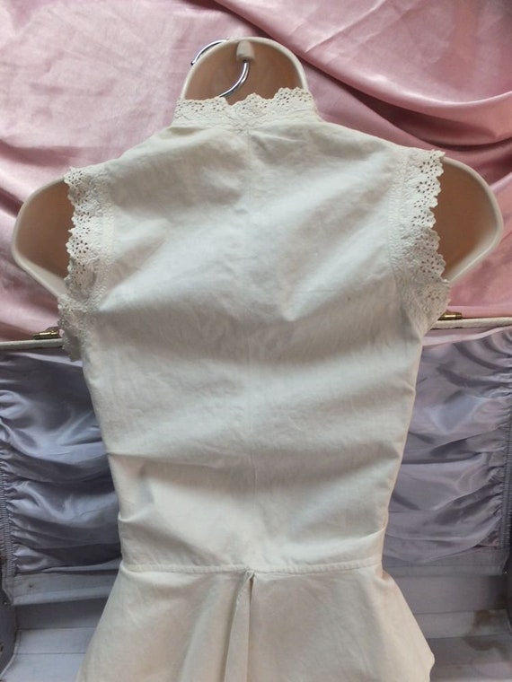 Victorian Girls Undergarment Set in White Cotton,… - image 3