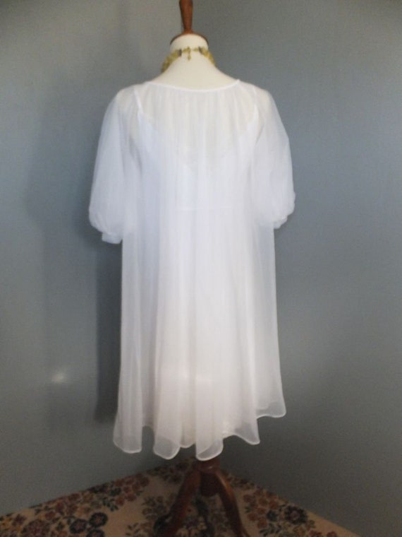 Vintage Nightgown, Neglige, Peignoir Set, Shadowl… - image 2