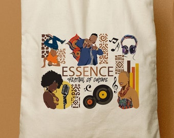 Essence Festival 2024, New Orleans, Louisiana Custom Canvas Tote Bag, Girls Trip, Swag Bag, Shopping Bag, Travel Tote, Family Trip