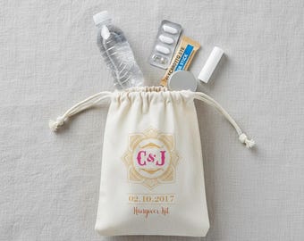 Personalized Muslin Drawstring Favor Bag – Gift & Event Packaging