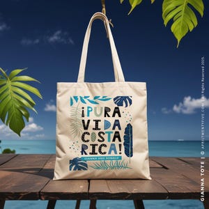Pura Vida Costa Rica Benutzerdefinierte Tasche, Gast Willkommen Tasche, Brautjungfer Geschenk, Bachelorette Tasche, Bestimmungsort Hochzeitsbevorzugung, Hochzeitsbevorzugung, Andenken