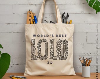 LOLO Filipino Grandpa Tote Bag: Handyman Gift, Gift for Dad or Grandfather