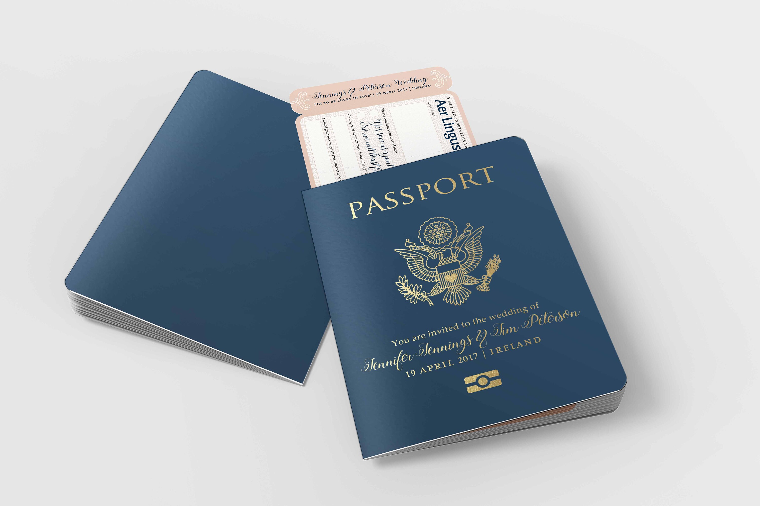 Passport Invitation Boarding Pass Rsvp Celtic Knot Irish Etsy Passport Invitation Boarding Pass Rsvp Celtic Knot Irish Etsy