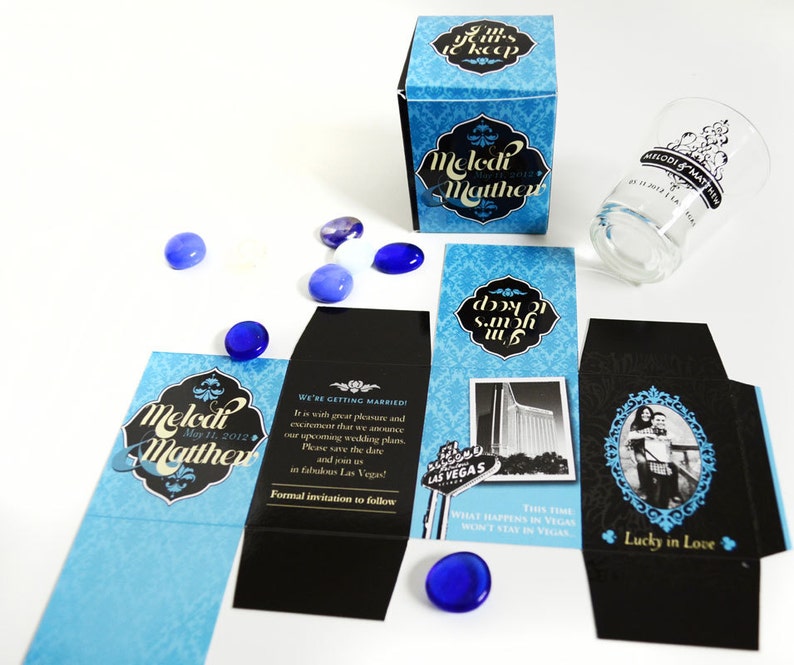 MELODI Save the Date Shotglass