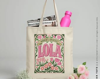 Filipino Lola Tote, Personalized Grandma Gift, Mother’s Day Gift, Custom Name