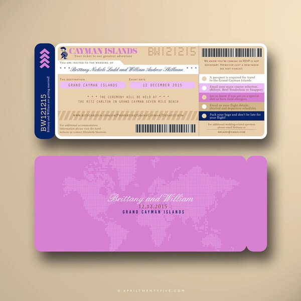 Plane Ticket Holder Etsy