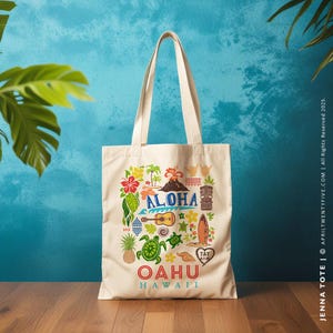 Hawaii Benutzerdefinierte Canvas Totes, personalisiert, fügen Sie Ihren eigenen Text hinzu, Hochzeit in Ihrem Land, Brautjungfer Geschenk, Party Favor, Oahu, Strand Tote, Luau