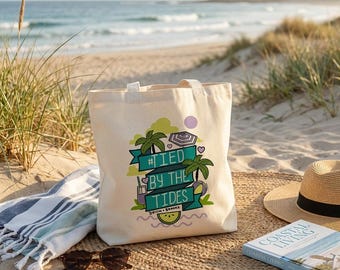 Devin | Beach Tote, Personalized Welcome Gift, Custom Name Favor for Weddings, Retreats & Events