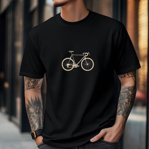 Vintage Bike for Bike Lovers, Retro Bicycle Shirt, Unisex T Shirt Bicycle, Gift for Cyclist, Gift for Biker, Bicycle Shirt