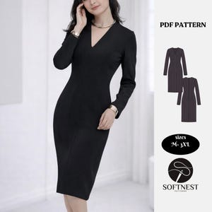 Bodycon Work Dress - Etsy