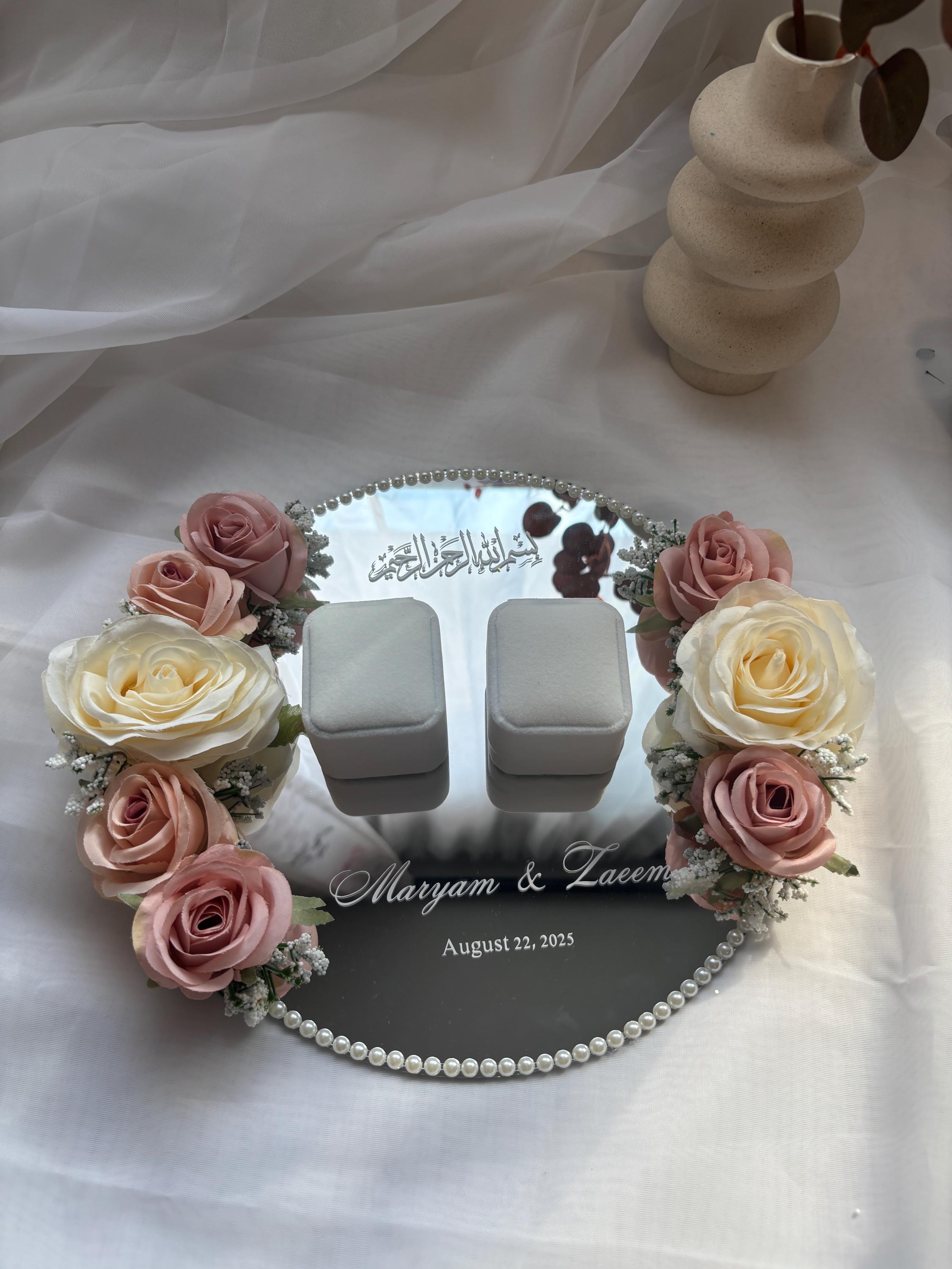 Assiettes Nikkah Personnalisées Pour Mariage - Cadeau De Cérémonie - Marque Générique - NEUVES