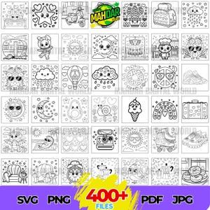 400+ Bold and Easy Cute Groovy Coloring Pages, Coloring Pages ...