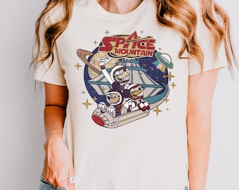 Retro Disney Space Mountain Shirt, Mickey And Friends Space Shirt, Disneyland Shirt, Disney Astronaut Shirt, Disney Trip, Disneyworld