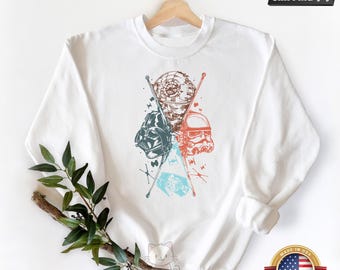 Disney Star Wars Sweatshirt, Star Wars Characters Sweatshirt, Disneyland Sweatshirt, Darth Vader Sweatshirt,Gift For Star Wars Lover