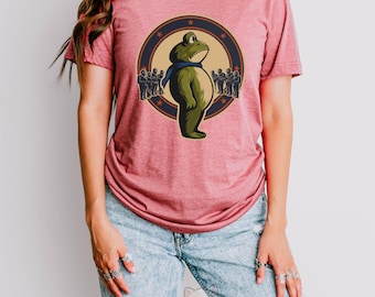 Portland Frog Protest Sweatshirt, Rage Against Sweatshirt, Anti Fascism Shirt, Frog Resist Sweatshirt, Liberal Activist Sweater,Resist Gift